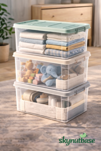 Stackable Storage Boxes (Set of 3)