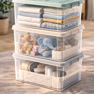 Stackable Storage Boxes (Set of 3)